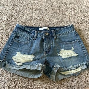 Vici KanCan distressed shorts